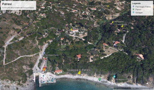 foto satellitare Casa Il Faro - Patresi
